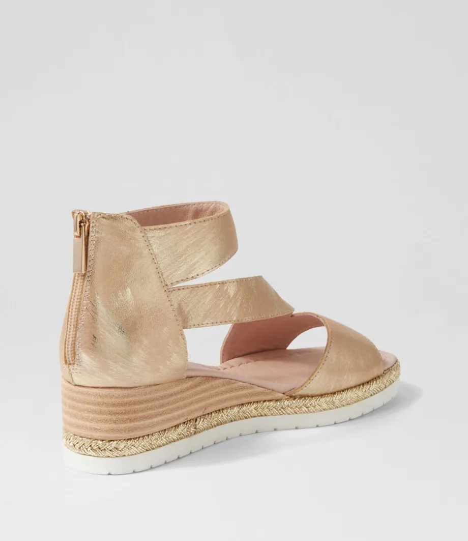 ismet_old_gold_scratch_leather_espadrilles_2.webp Ismet Old Gold Scratch Leather Espadrilles<DJANGO & JULIETTE Clearance