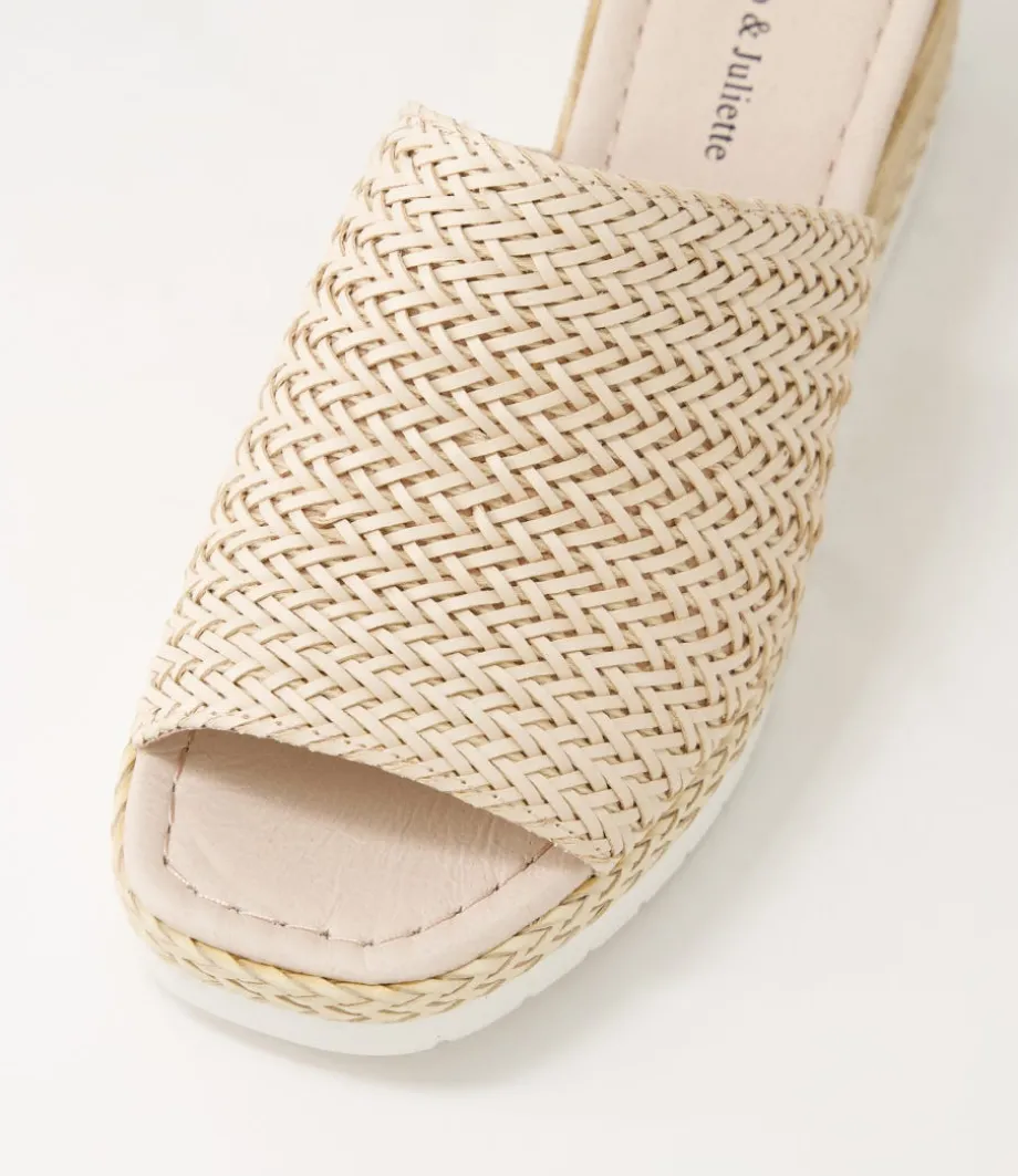 izze_nude_weave_sandals_3.webp Izze Nude Weave Sandals<DJANGO & JULIETTE Flash Sale