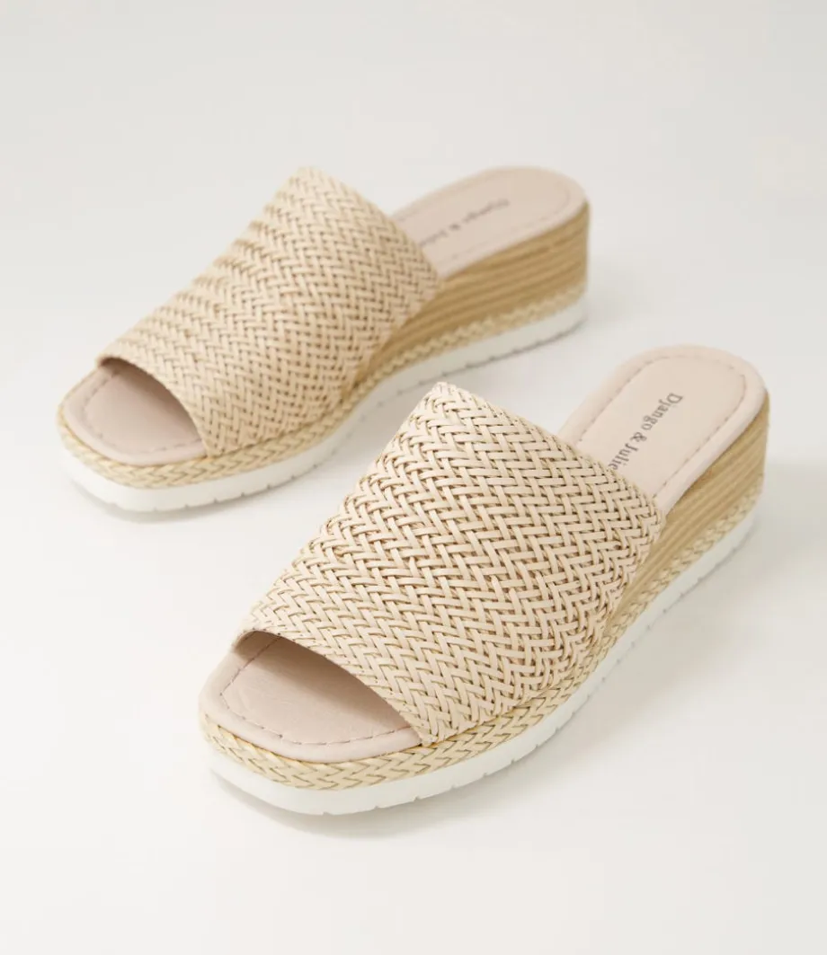 izze_nude_weave_sandals_4.webp Izze Nude Weave Sandals<DJANGO & JULIETTE Flash Sale