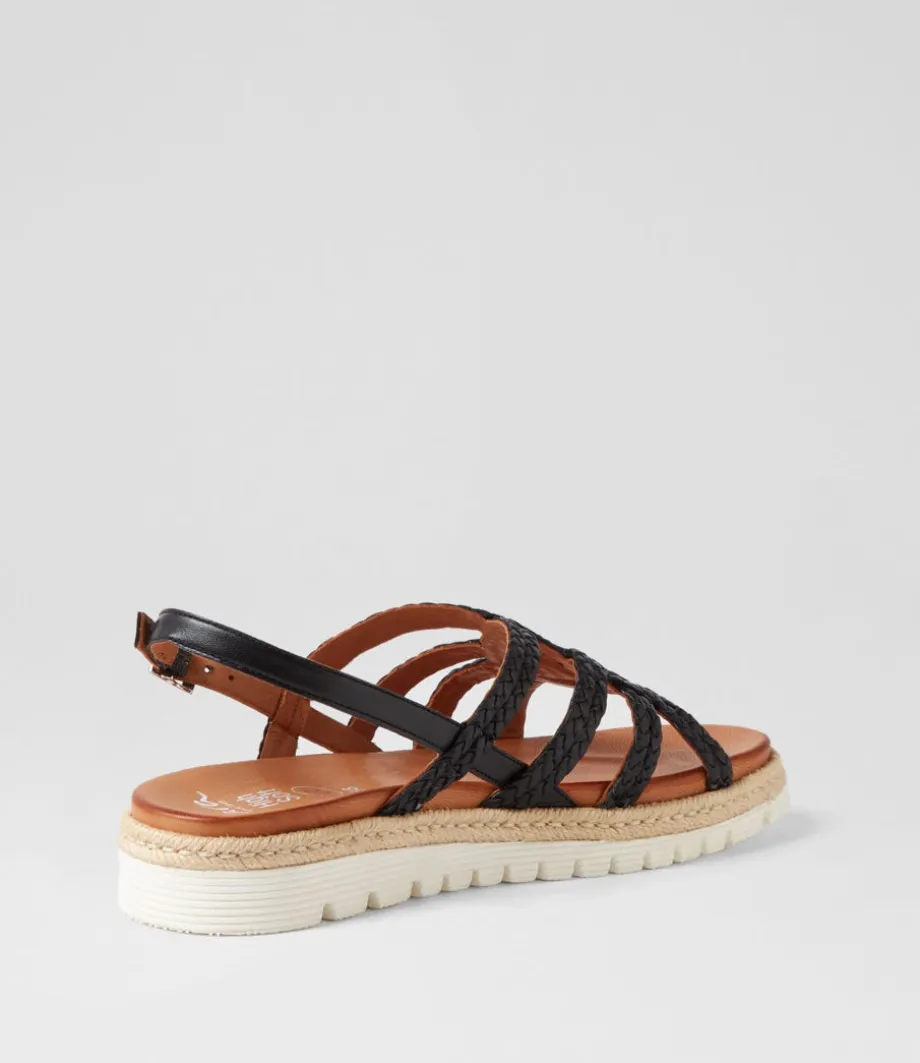 jamaika__schwarz_leather_sandals_2.webp Jamaika 3 Schwarz Leather Sandals<ARA Outlet