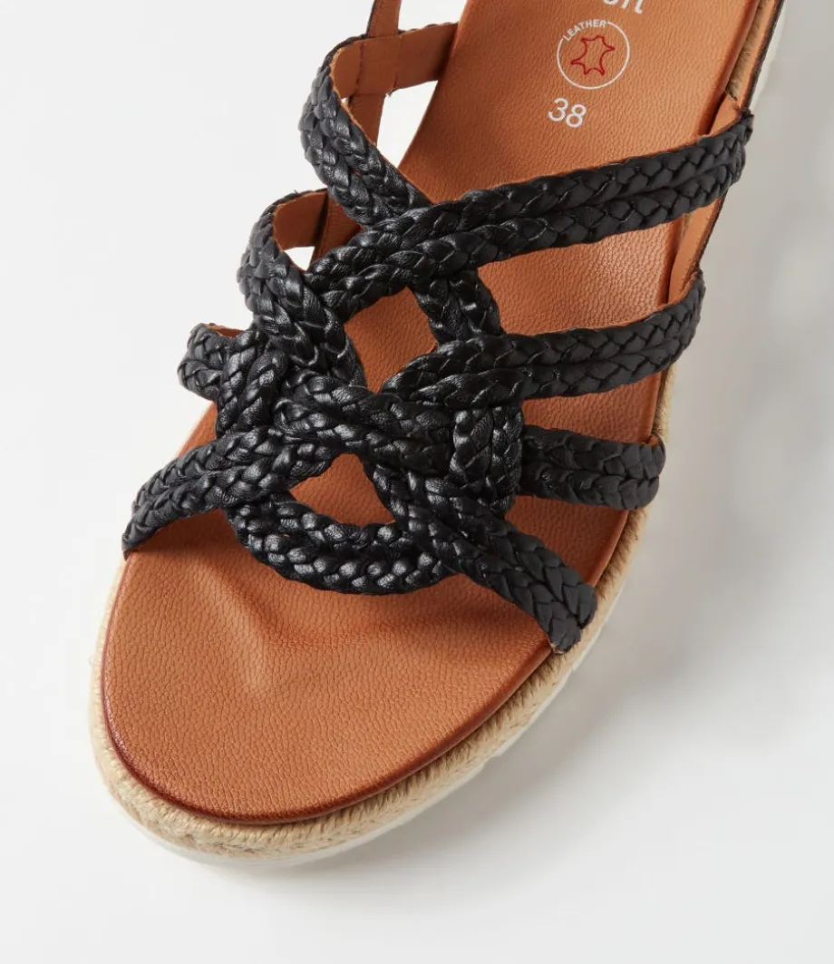 jamaika__schwarz_leather_sandals_3.webp Jamaika 3 Schwarz Leather Sandals<ARA Outlet
