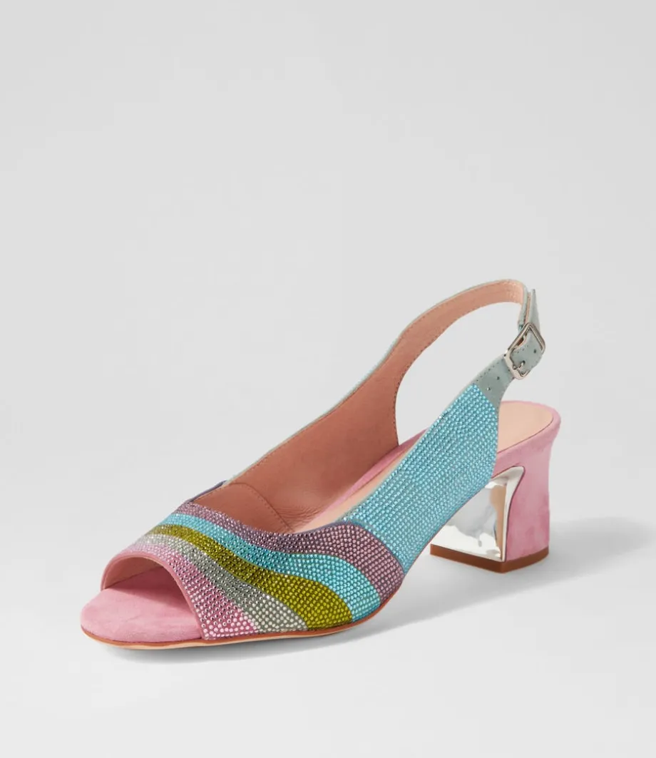 Jeddar Pastel Multi Sandals<DJANGO & JULIETTE Shop