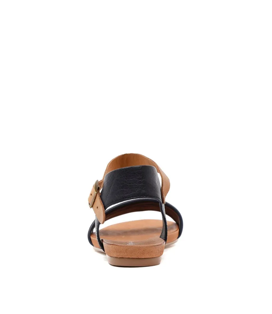 Jinnit Navy Tan Leather<DJANGO & JULIETTE Best Sale