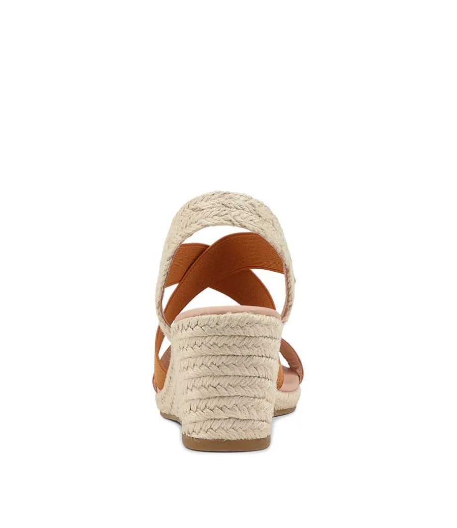jolli_tan_elastic_sandals_2.webp Jolli Tan Elastic Sandals<DIANA FERRARI Fashion