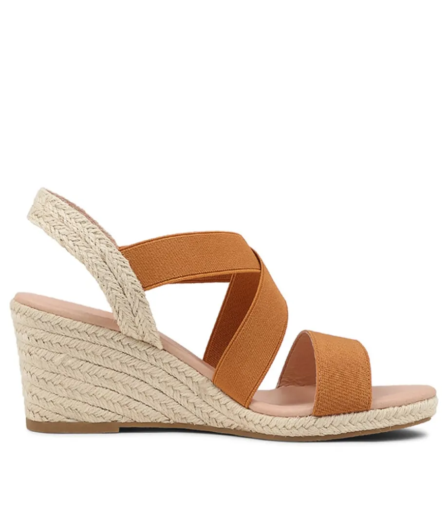 jolli_tan_elastic_sandals_3.webp Jolli Tan Elastic Sandals<DIANA FERRARI Fashion