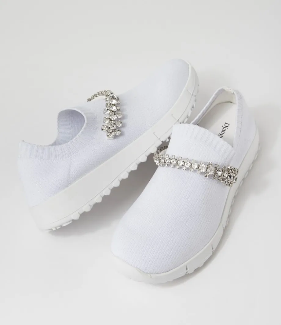 jolo_white_silver_trim_fabric_sneakers_4.webp Jolo White Silver Trim Fabric Sneakers<DJANGO & JULIETTE Cheap