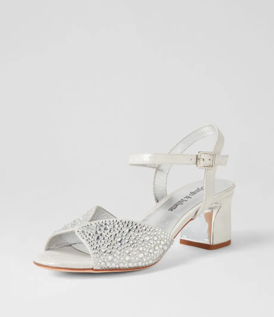 juba_silver_shimmer_jewels_leather_sandals_1.webp Juba Silver Shimmer Jewels Leather Sandals<DJANGO & JULIETTE Cheap