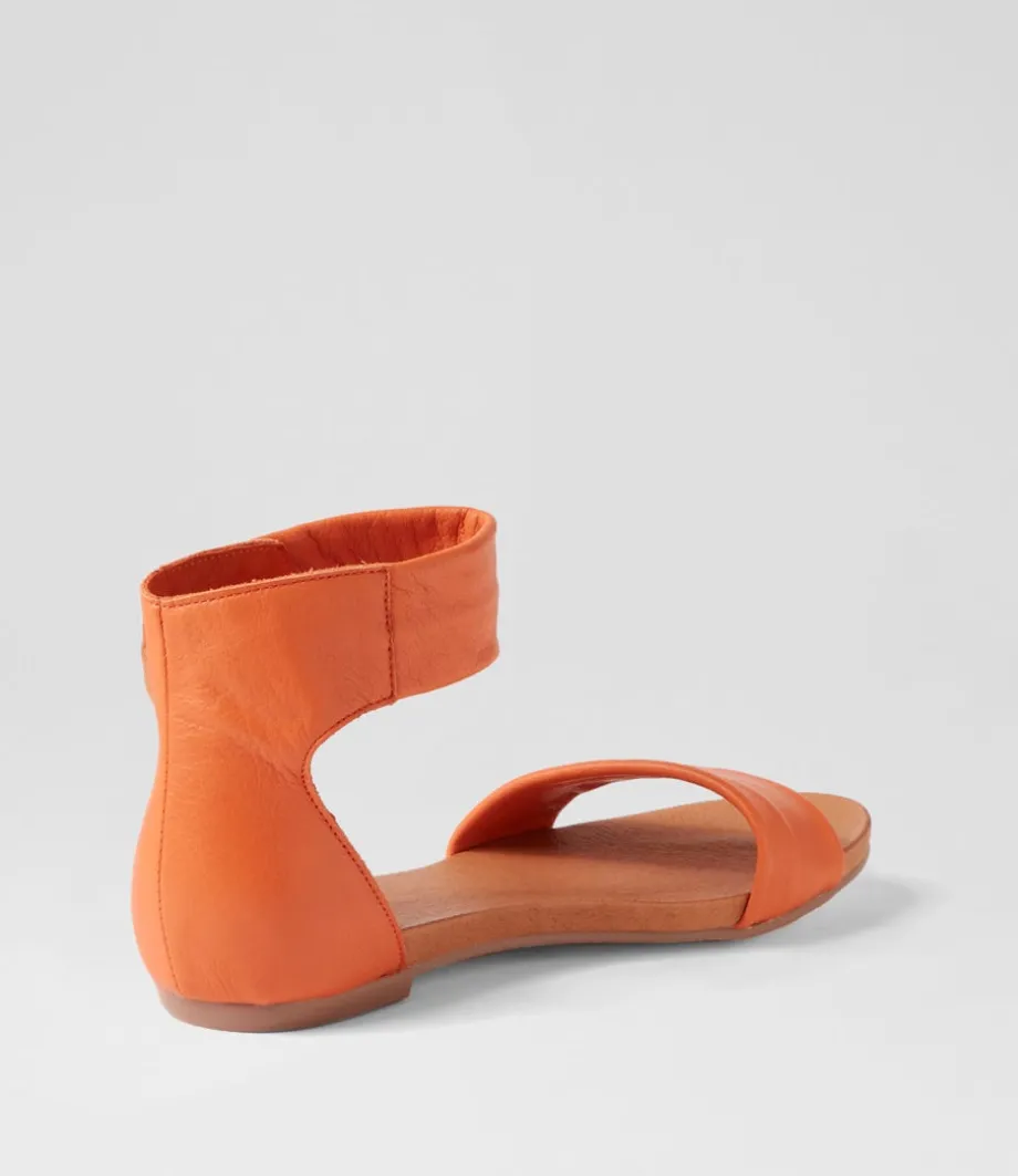 juzz_bright_orange_leather_sandals_2.webp Juzz Bright Orange Leather Sandals<DJANGO & JULIETTE Discount