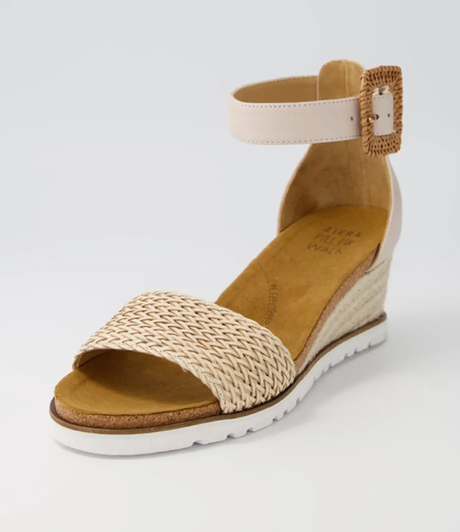 Kaelers W Nude Weave Leather Espadrilles<ZIERA Best