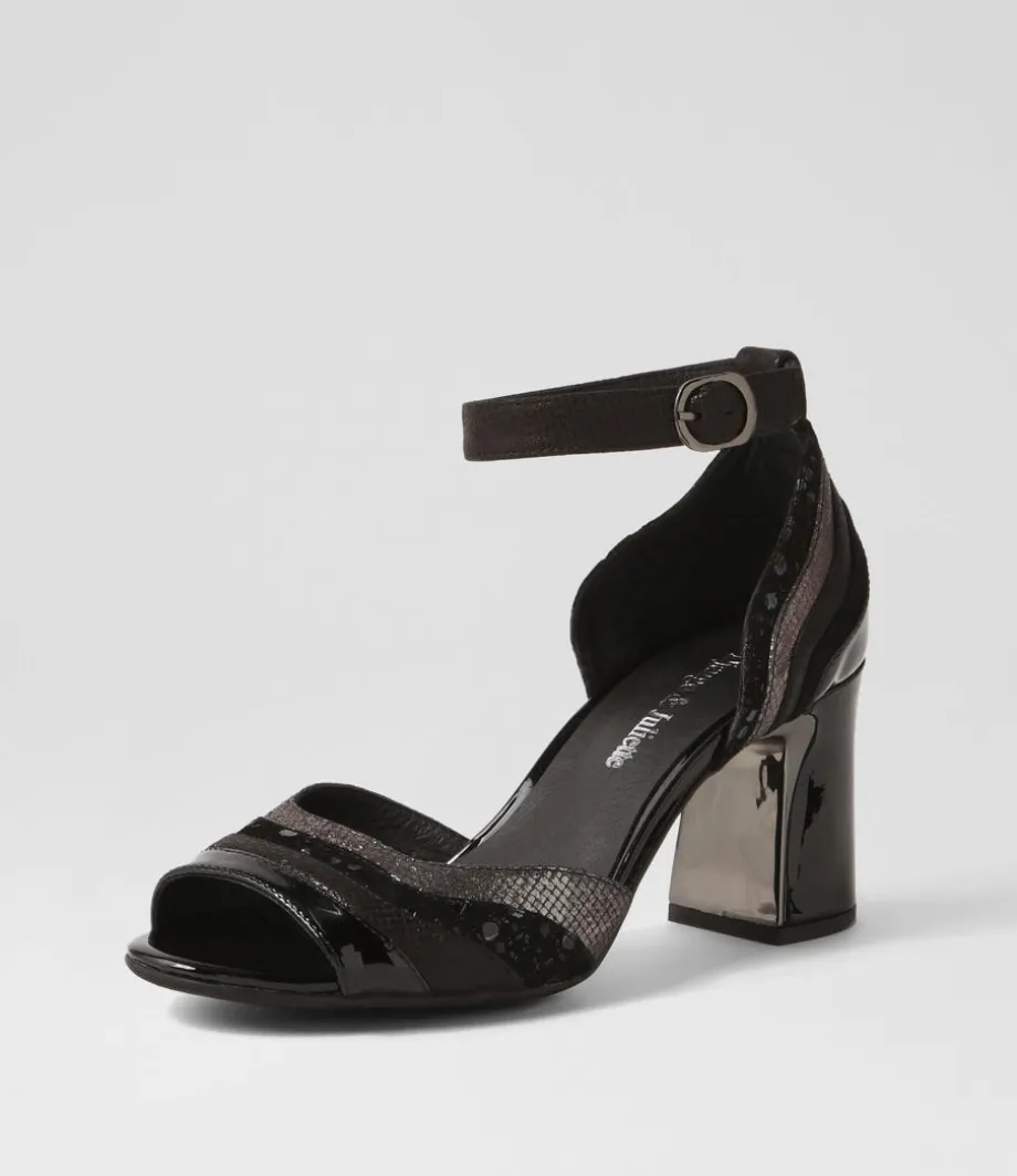 kage_black_mix_suede_leather_sandals_1.webp Kage Black Mix Suede Leather Sandals<DJANGO & JULIETTE Cheap