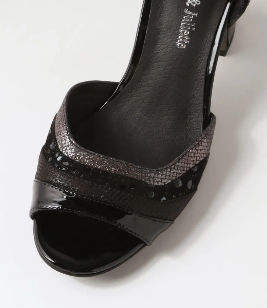 kage_black_mix_suede_leather_sandals_3.webp Kage Black Mix Suede Leather Sandals<DJANGO & JULIETTE Cheap