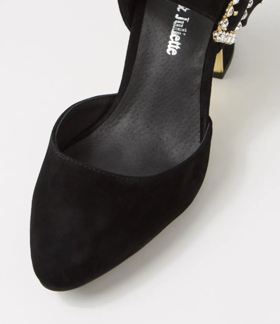 kalsey_black_suede_heels_3.webp Kalsey Black Suede Heels<DJANGO & JULIETTE Store