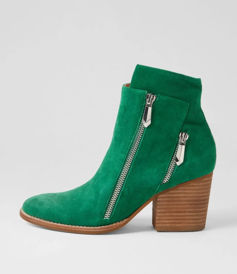 Klues New Emerald Suede Ankle Boots<DJANGO & JULIETTE Outlet