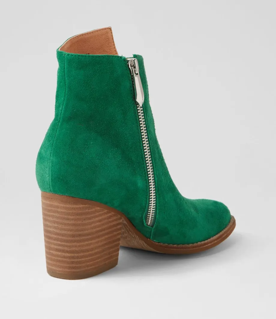 klues_new_emerald_suede_ankle_boots_2.webp Klues New Emerald Suede Ankle Boots<DJANGO & JULIETTE Outlet