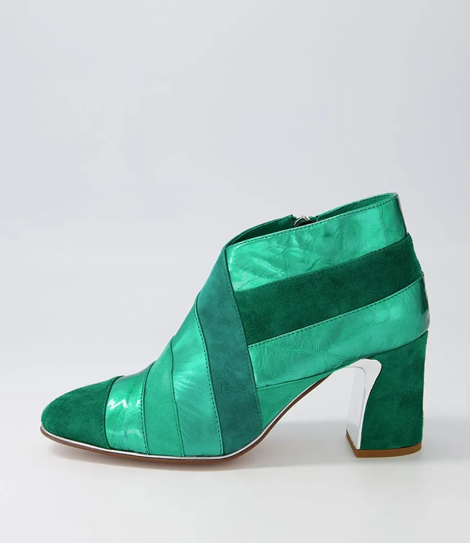 Kolly Emerald Mix Ankle Boots<DJANGO & JULIETTE Cheap
