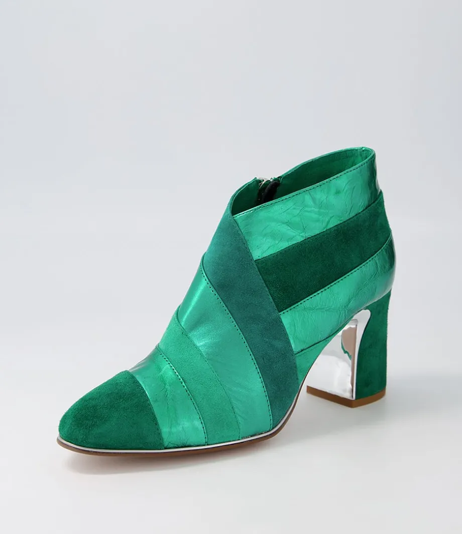 Kolly Emerald Mix Ankle Boots<DJANGO & JULIETTE Cheap