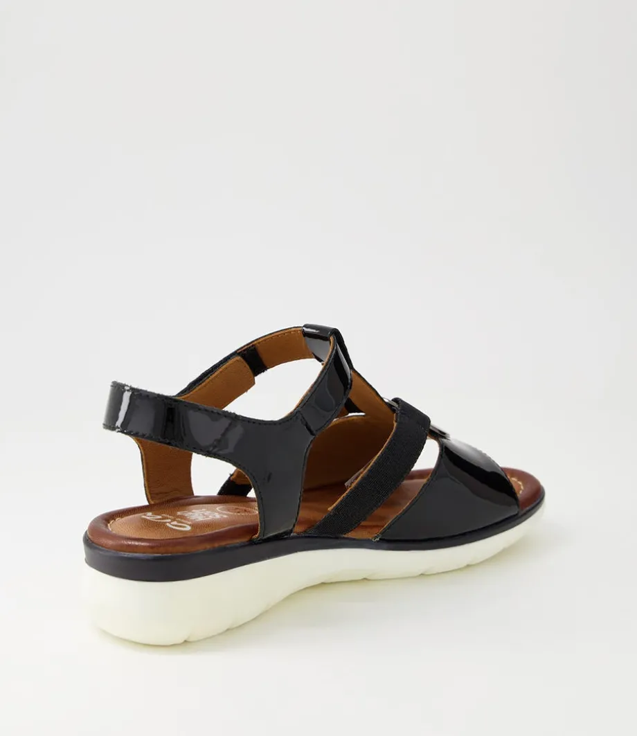 kreta__black_leather_sandals_2.webp Kreta 24 Black Leather Sandals<ARA Fashion