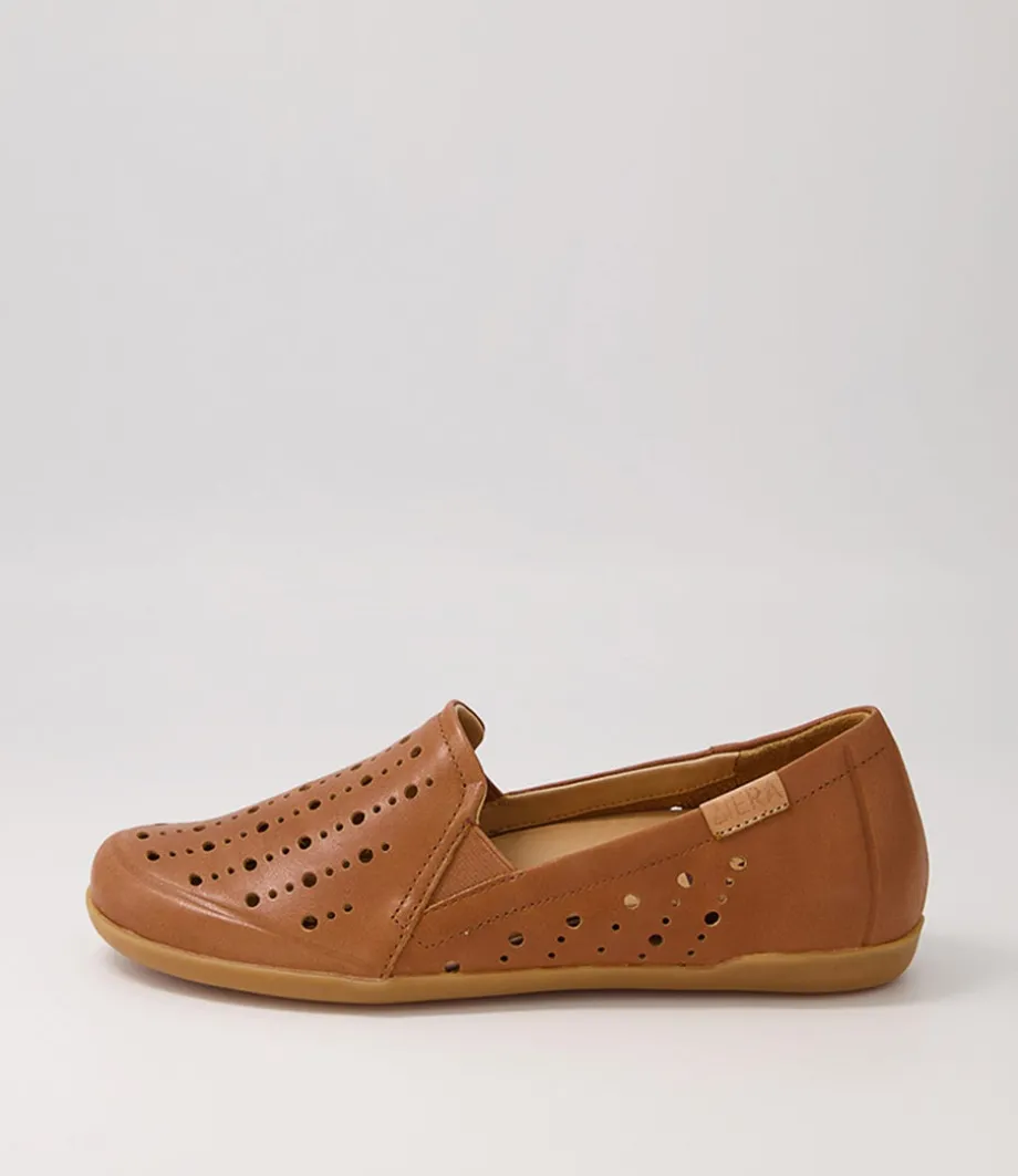 Lagos W Tan Leather Loafers<ZIERA Store