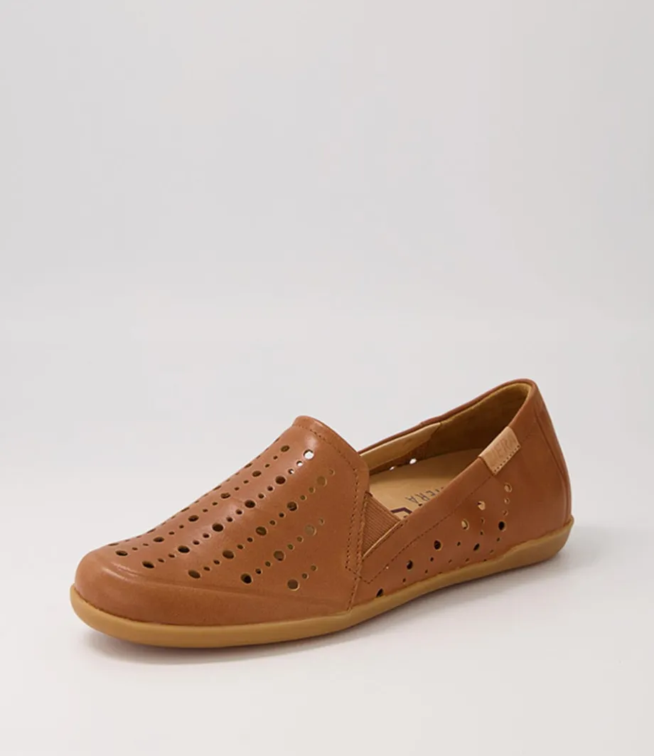 Lagos W Tan Leather Loafers<ZIERA Store