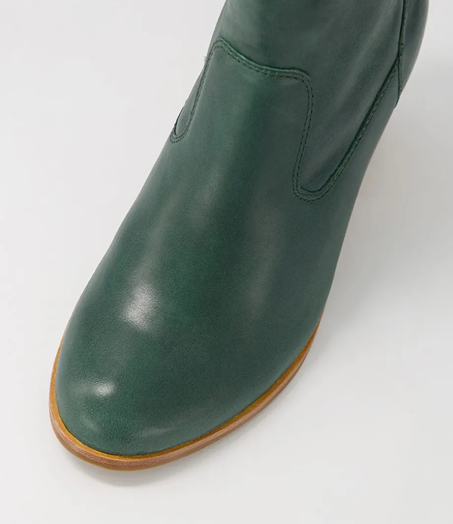 landins_w_emerald_leather_ankle_boots_3.webp Landins W Emerald Leather Ankle Boots<ZIERA Best Sale