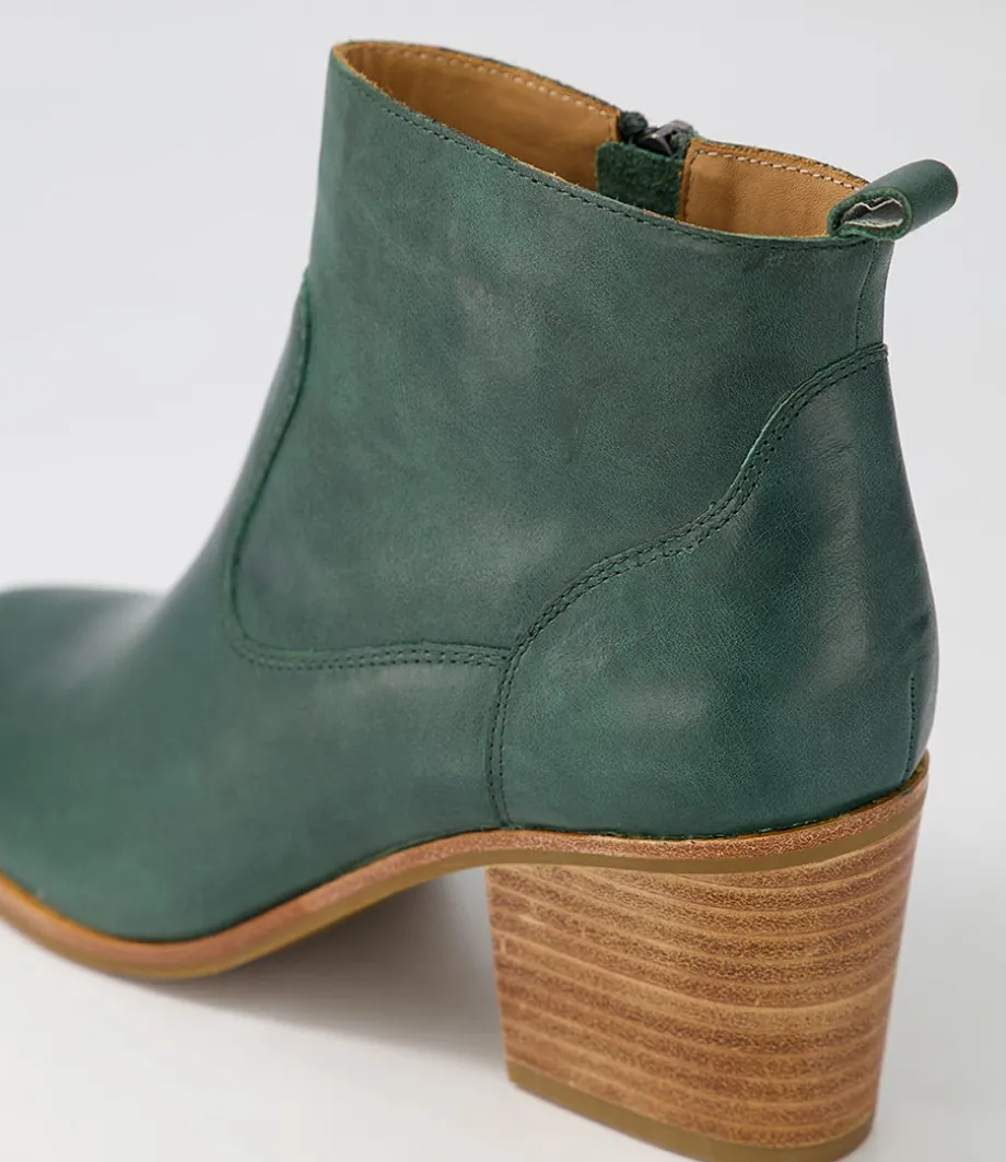 landins_w_emerald_leather_ankle_boots_4.webp Landins W Emerald Leather Ankle Boots<ZIERA Best Sale