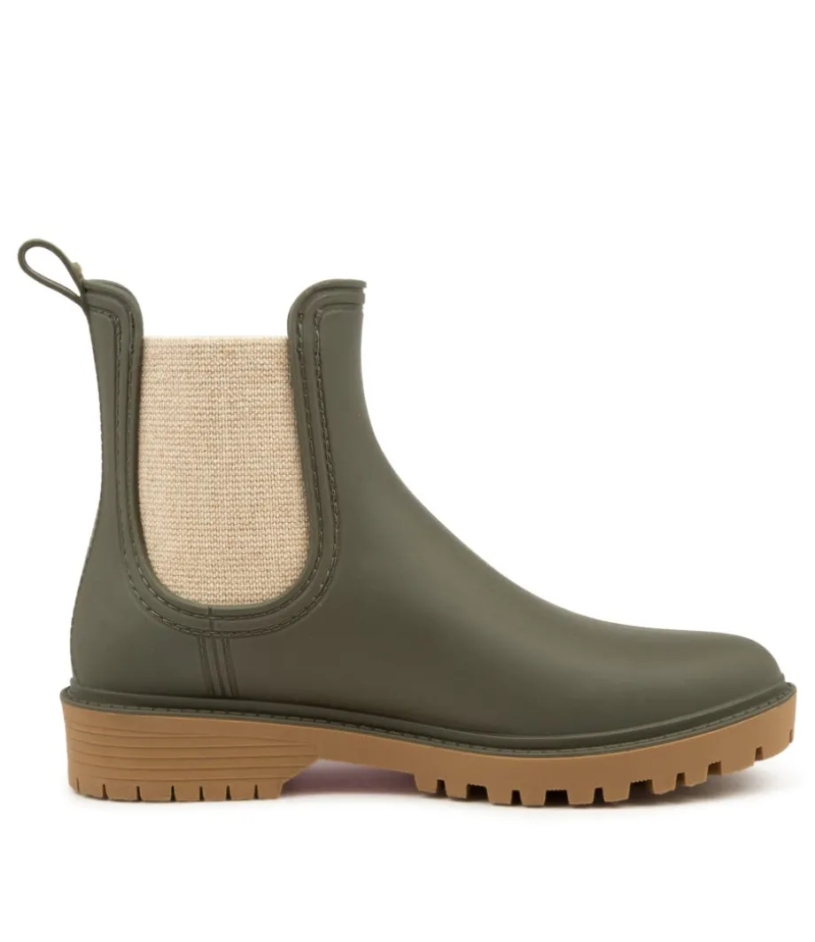 laurina_olive_gumboot_3.webp Laurina Olive Gumboot<DIANA FERRARI Sale