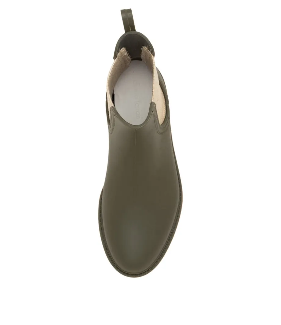 laurina_olive_gumboot_4.webp Laurina Olive Gumboot<DIANA FERRARI Sale