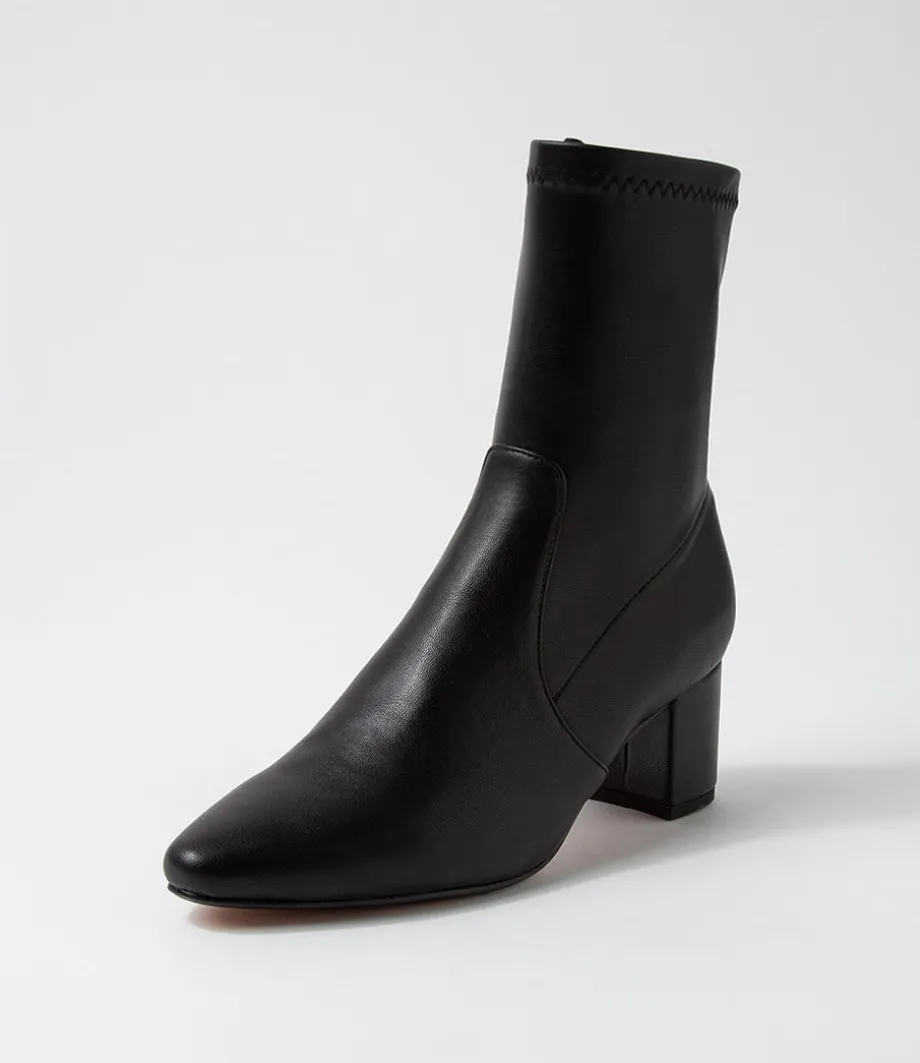 Linta Black Stretch Ankle Boots<DIANA FERRARI Shop