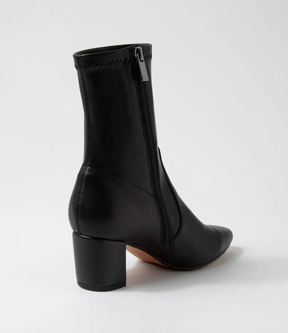 linta_black_stretch_ankle_boots_2.webp Linta Black Stretch Ankle Boots<DIANA FERRARI Shop