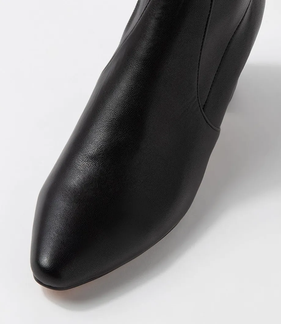 linta_black_stretch_ankle_boots_3.webp Linta Black Stretch Ankle Boots<DIANA FERRARI Shop