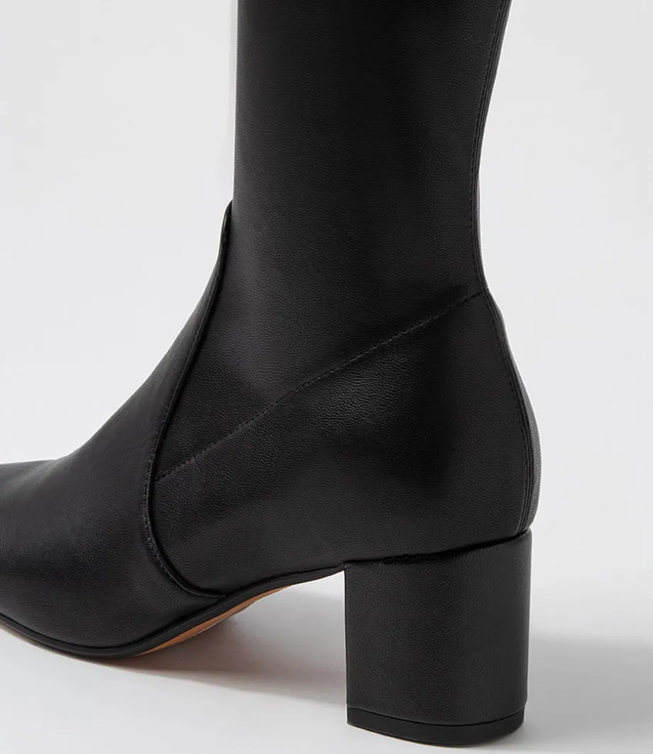 linta_black_stretch_ankle_boots_4.webp Linta Black Stretch Ankle Boots<DIANA FERRARI Shop