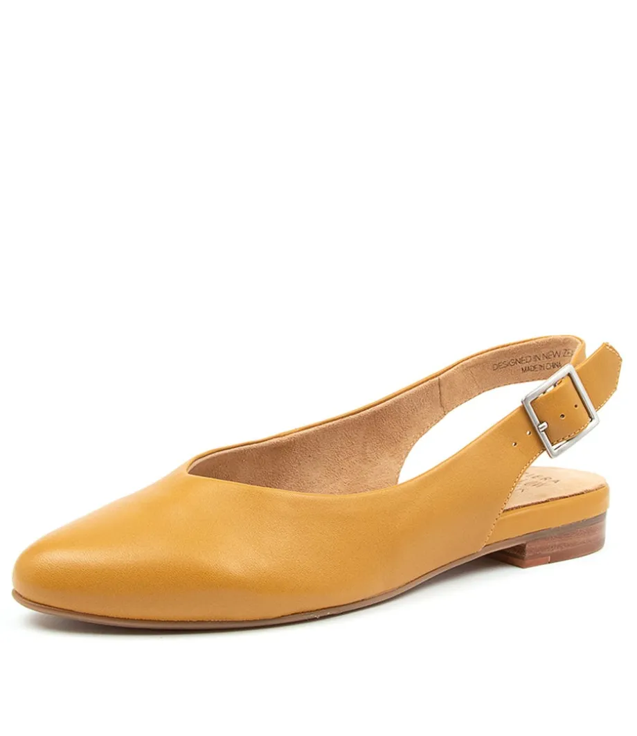 Lisa W Mustard Leather<ZIERA Flash Sale