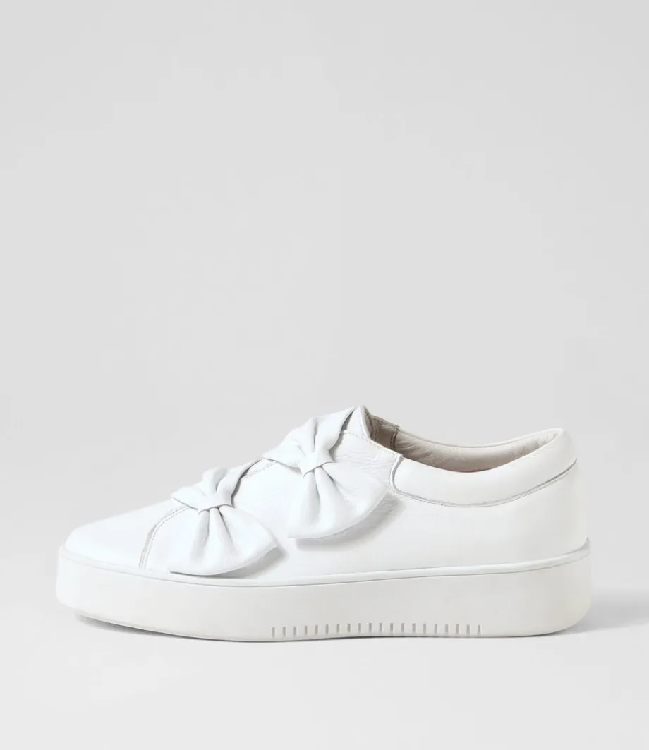 Loja White Leather Patent Sneakers<DJANGO & JULIETTE New