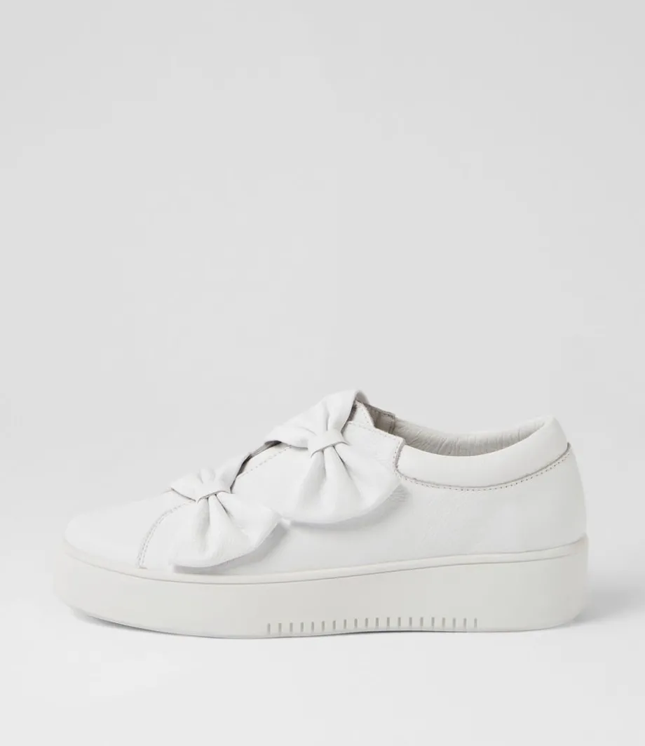 Loja White Leather Sneakers<DJANGO & JULIETTE Store