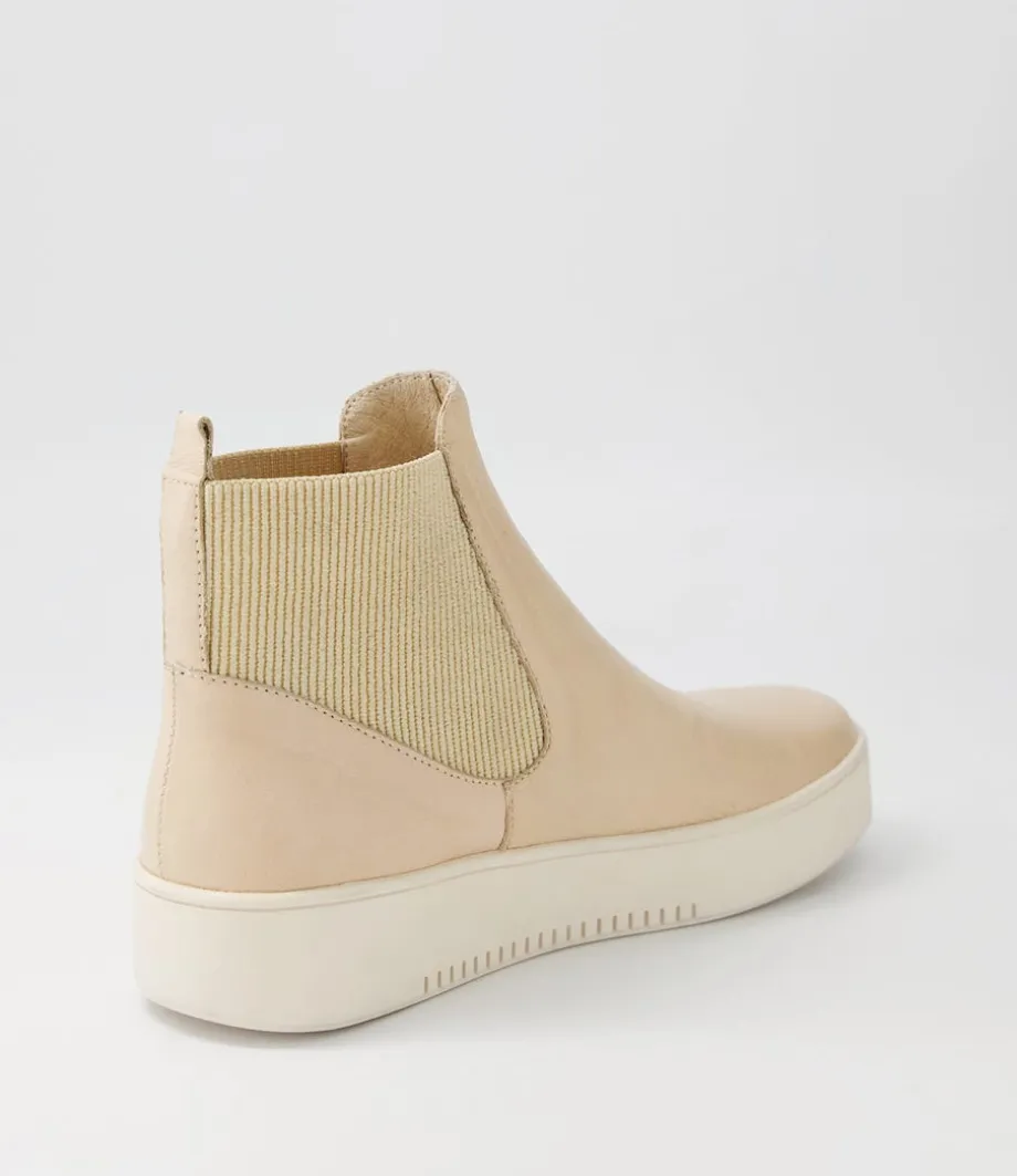 luddey_camel_leather_elastic_ankle_boots_2.webp Luddey Camel Leather Elastic Ankle Boots<DJANGO & JULIETTE Clearance