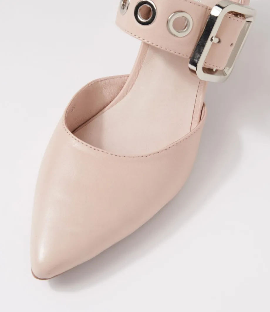 magaly_nude_silver_buckle_leather_heels_3.webp Magaly Nude Silver Buckle Leather Heels<DJANGO & JULIETTE Hot