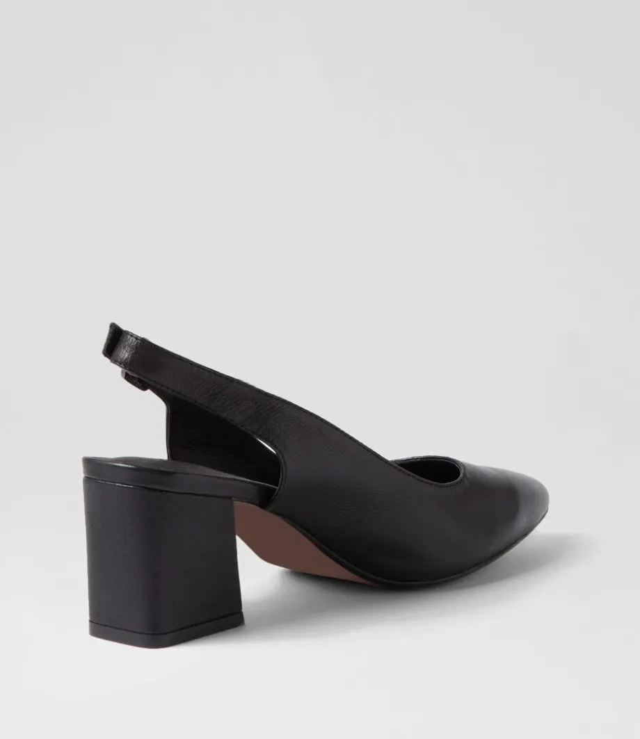 malia_black_leather_heels_2.webp Malia Black Leather Heels<DJANGO & JULIETTE Online