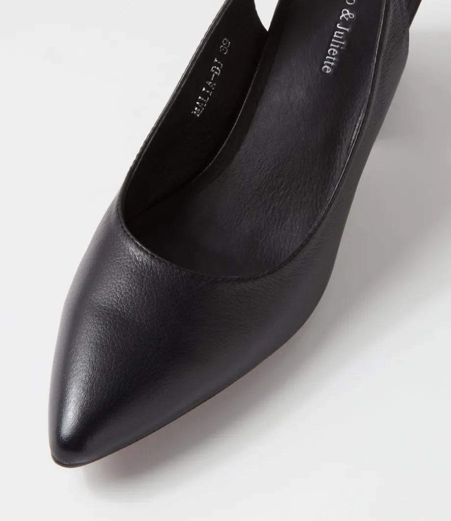 malia_black_leather_heels_3.webp Malia Black Leather Heels<DJANGO & JULIETTE Online
