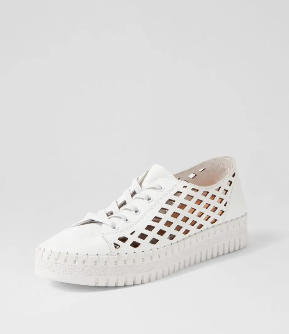 mandle_white_leather_sneakers_1.webp Mandle White Leather Sneakers<DJANGO & JULIETTE New
