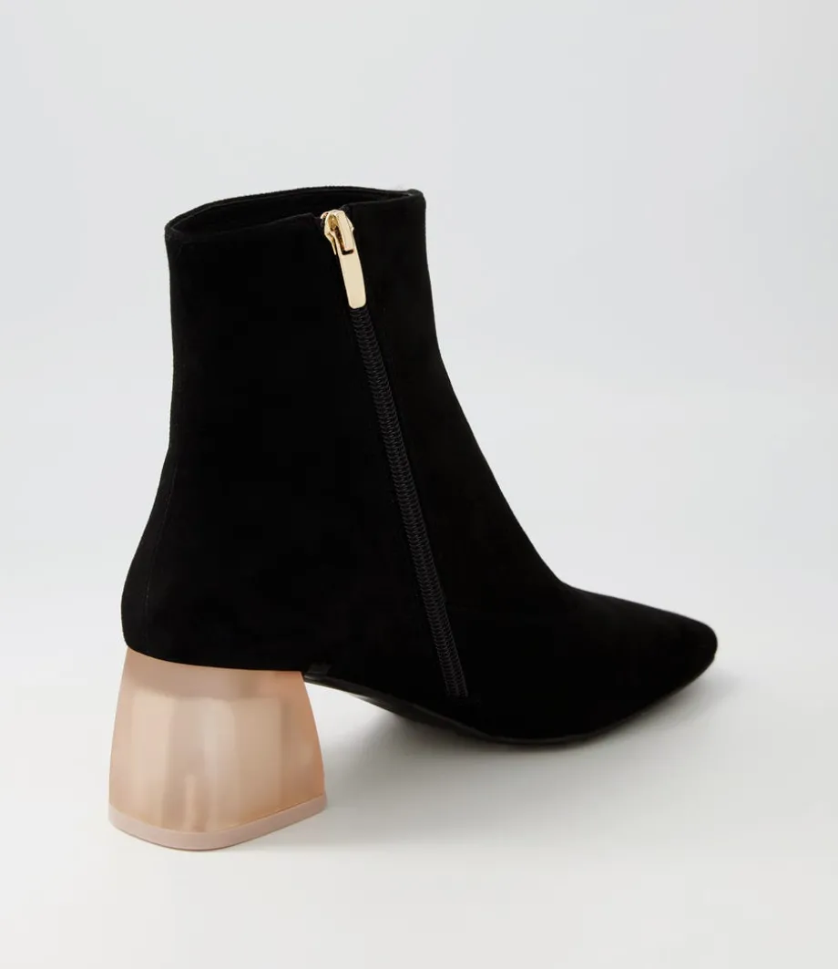 marzia_black_nude_suede_ankle_boots_2.webp Marzia Black Nude Suede Ankle Boots<DJANGO & JULIETTE Store