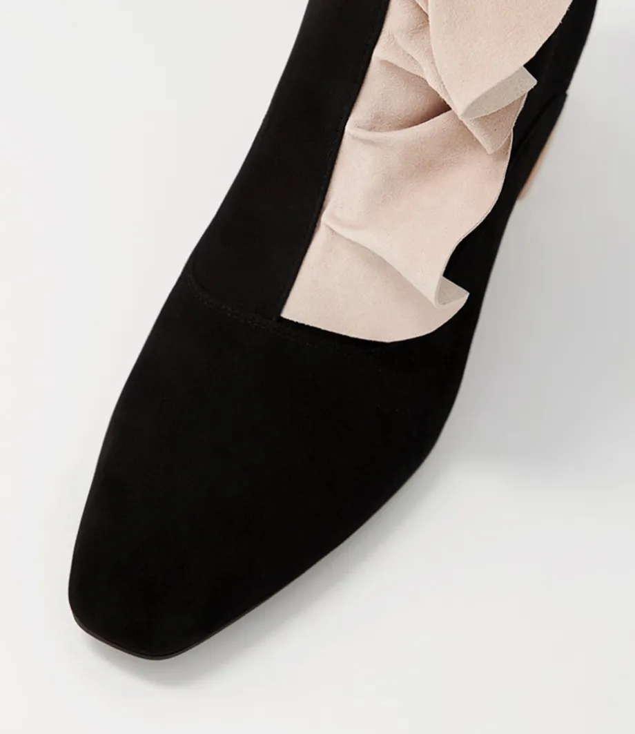 marzia_black_nude_suede_ankle_boots_3.webp Marzia Black Nude Suede Ankle Boots<DJANGO & JULIETTE Store