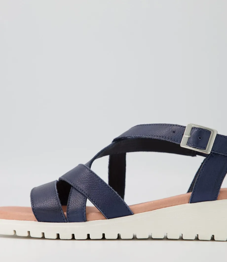 matedy_navy_leather_sandals_4.webp Matedy Navy Leather Sandals<DJANGO & JULIETTE Outlet