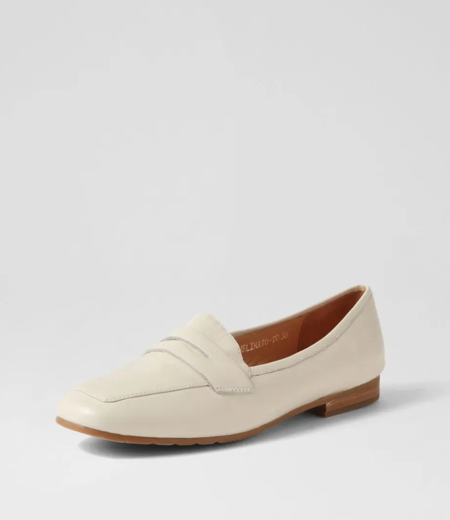 Melinato Almond Leather Loafers<TOP END Online