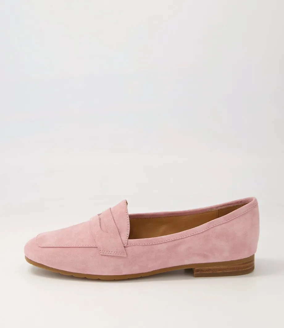 Melinato Pink Suede Loafers<TOP END Hot
