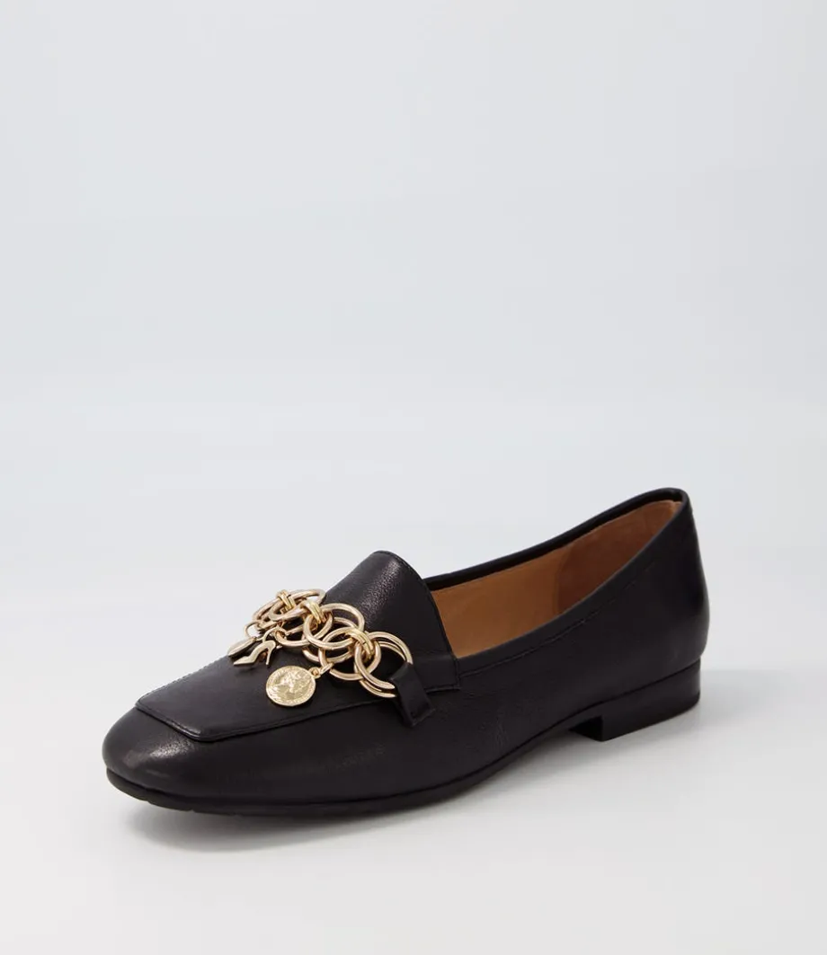 Mennat Black Leather Loafers<TOP END Shop