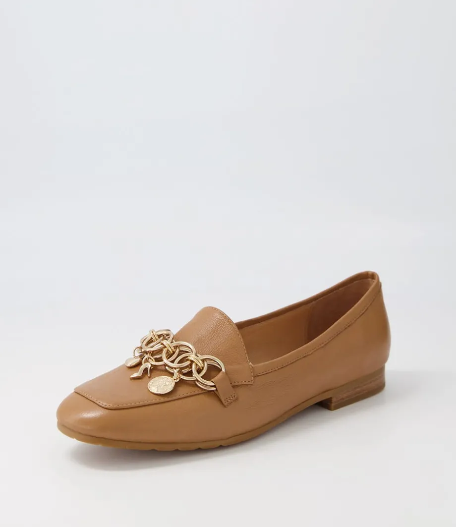 Mennat Dark Tan Leather Loafers<TOP END Fashion