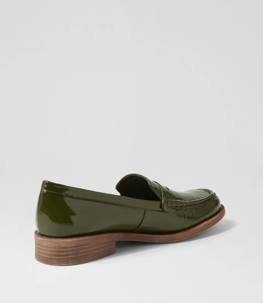messina_khaki_patent_leather_loafers_2.webp Messina Khaki Patent Leather Loafers<DJANGO & JULIETTE Outlet