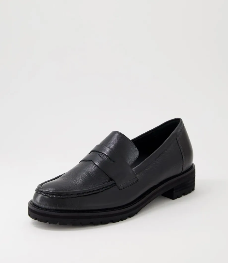Metters W Black Leather Loafers<ZIERA Sale