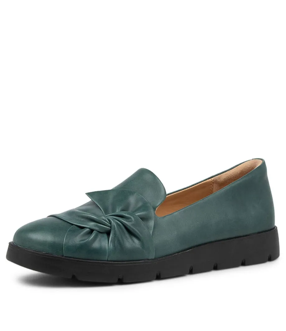 miless_w_emerald_leather_loafers_1.webp Miless W Emerald Leather Loafers<ZIERA Outlet