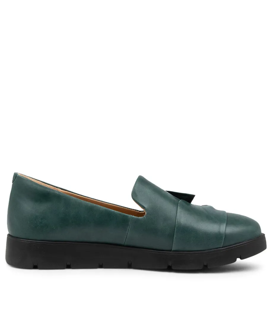 miless_w_emerald_leather_loafers_3.webp Miless W Emerald Leather Loafers<ZIERA Outlet